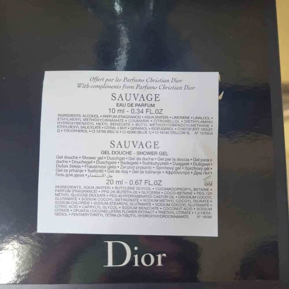 DIOR Sauvage Travel Gift Set NEW mini